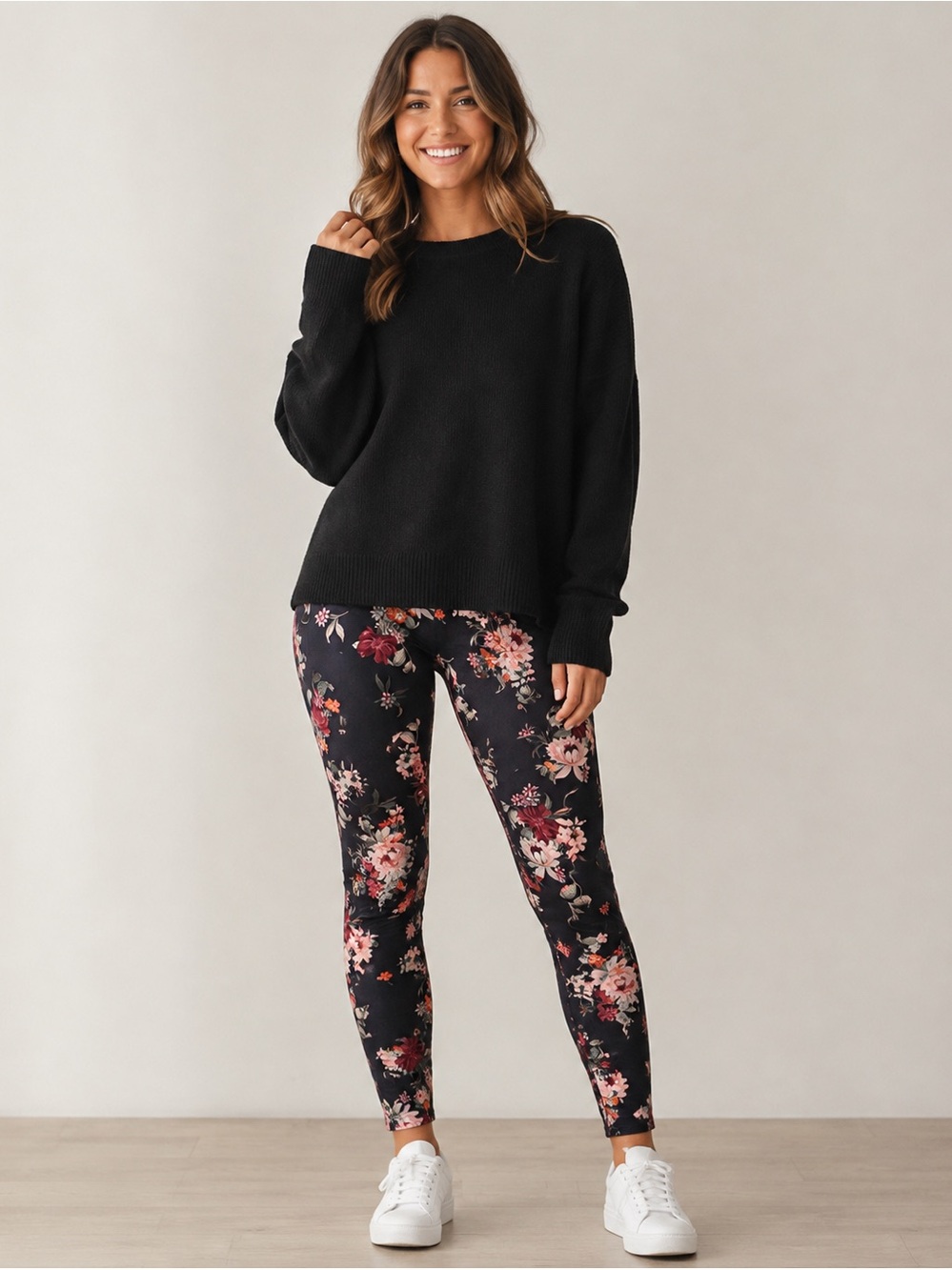 Nordstrom floral leggings size small